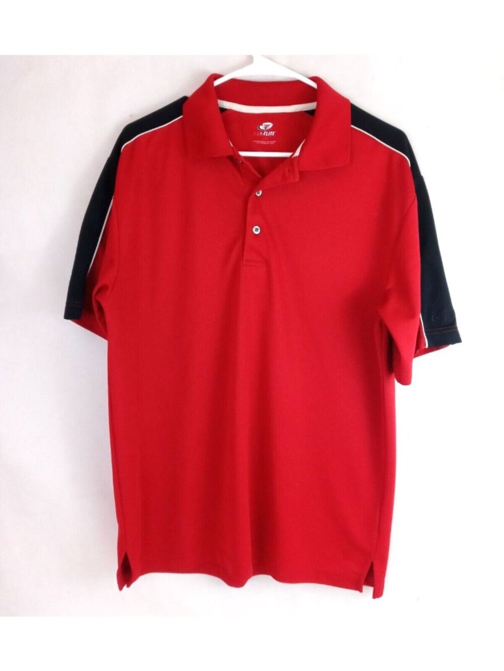 Top Flite Men's Red Lightweight Golf Shirt Size Large